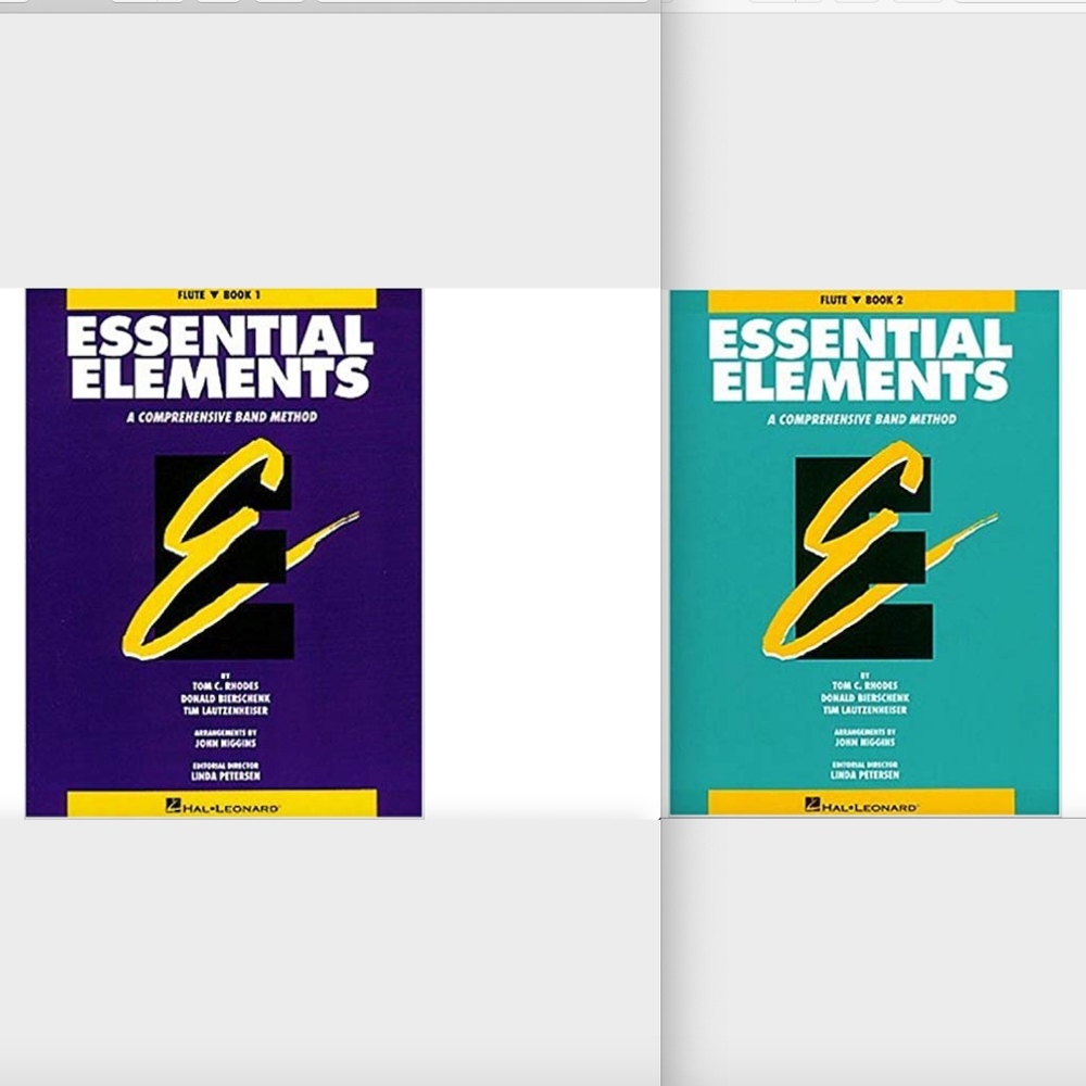 Essential Elements: Flute Books 1 & 2 - Band Method